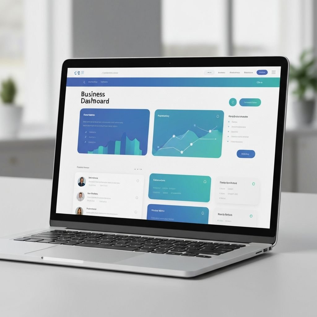 Dashboard de site profissional
